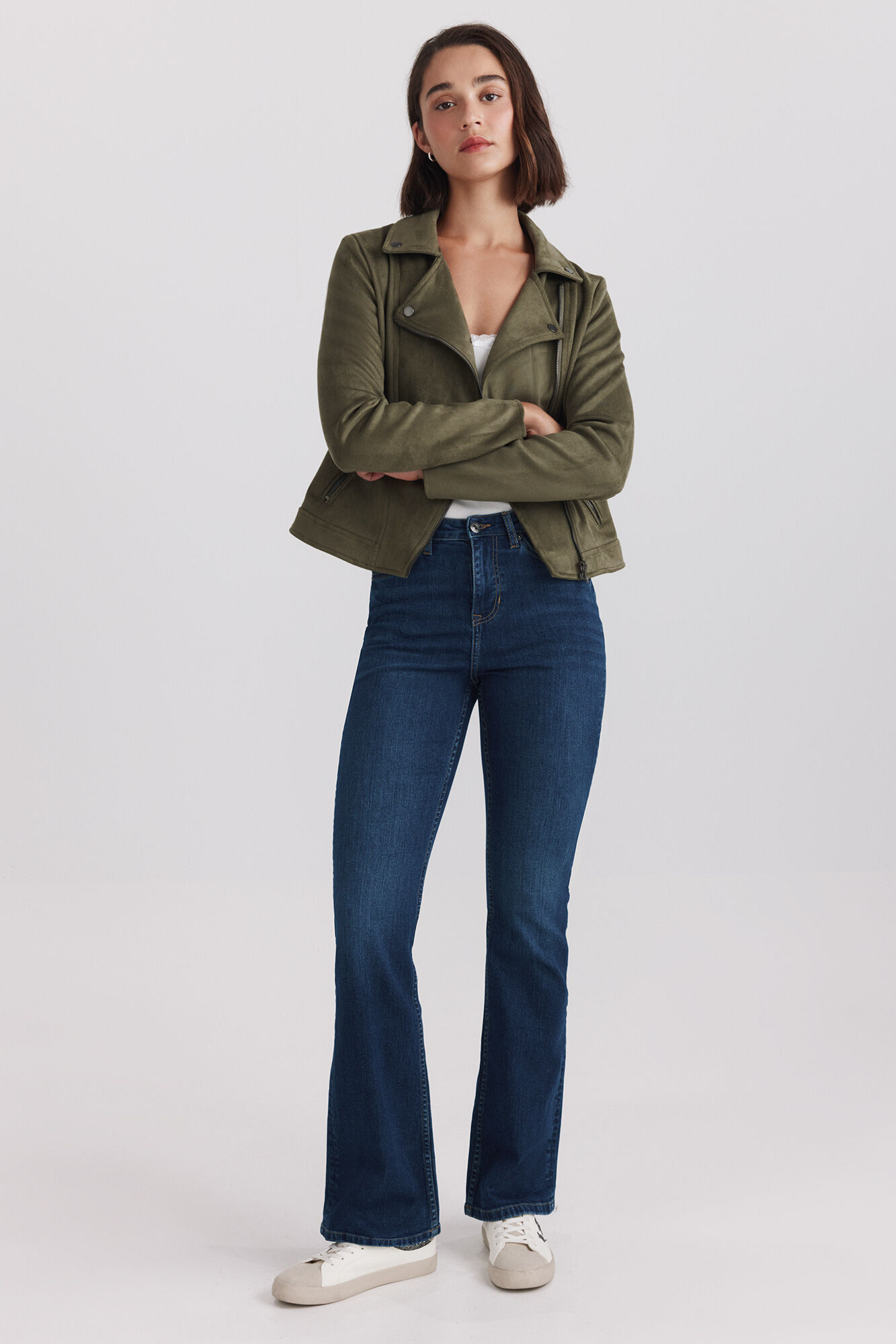 Springfield Jeans bootcut de tiro alto