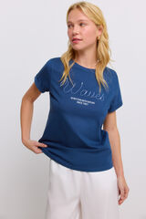 Springfield Playera de manga corta "waves" marino