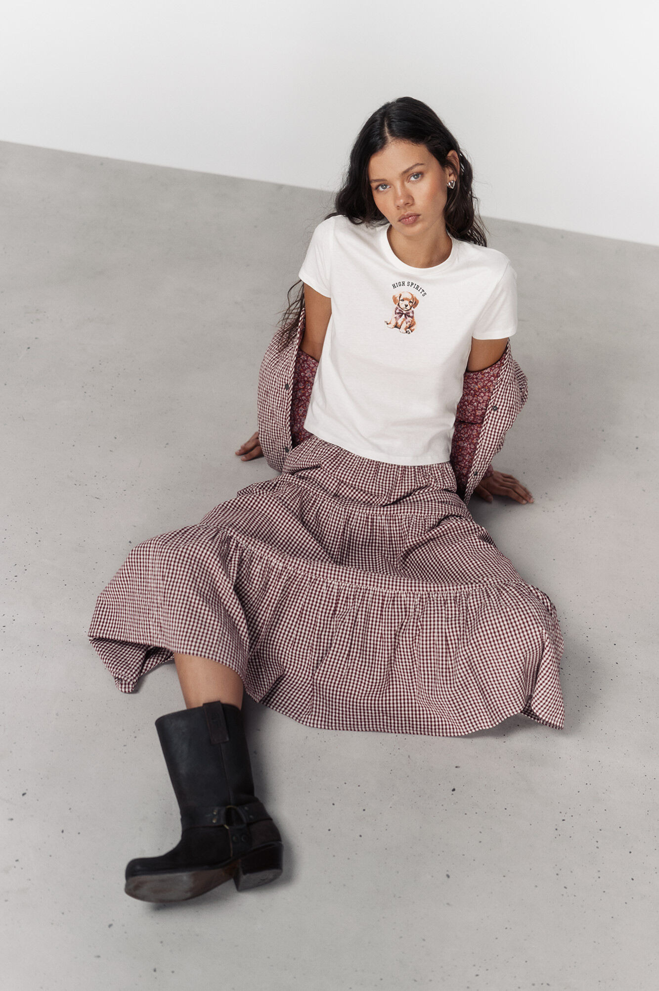 High Spirits Playera Waggy beige