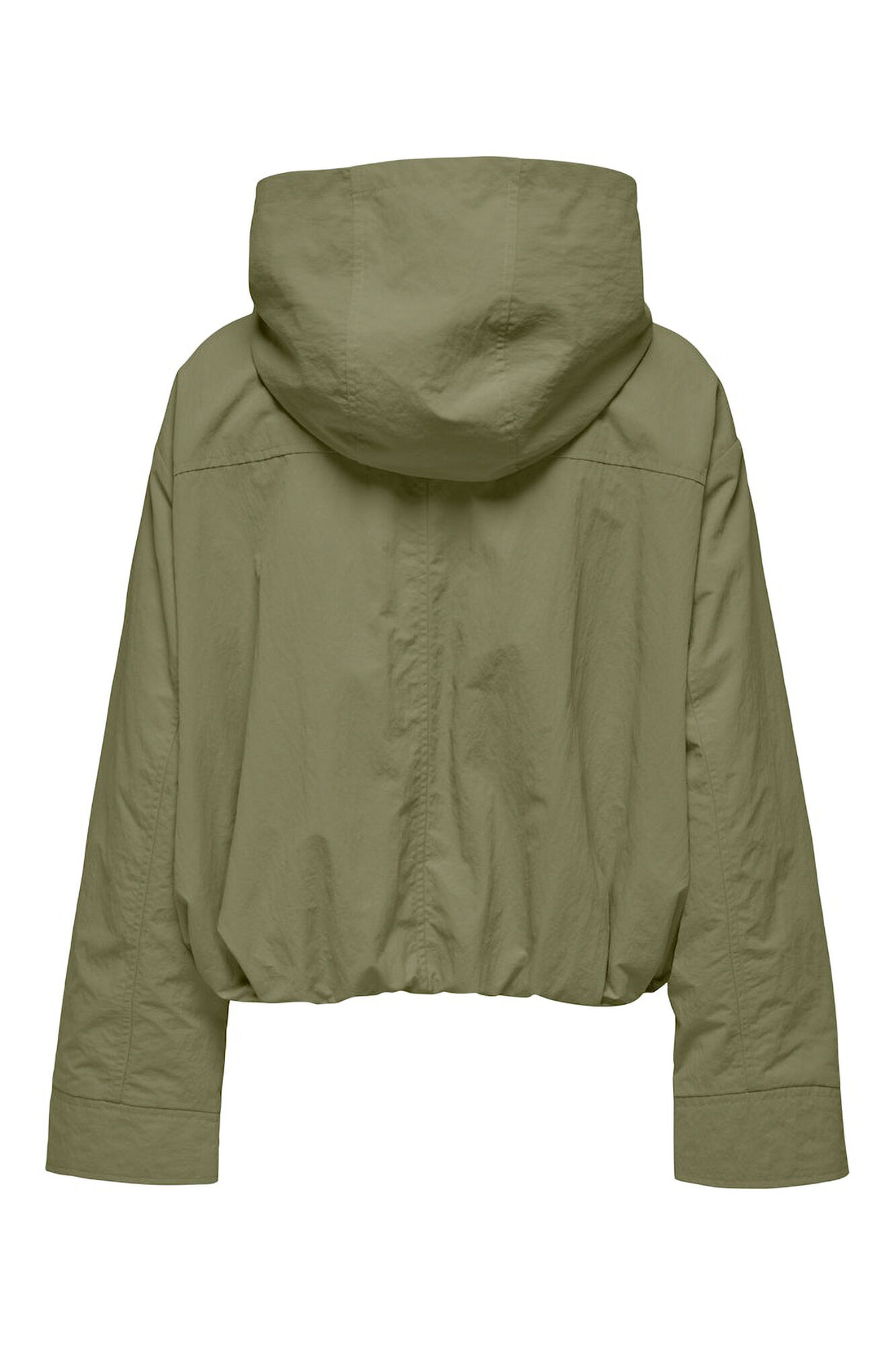 Only Chaqueta corta con capucha caf&eacute;