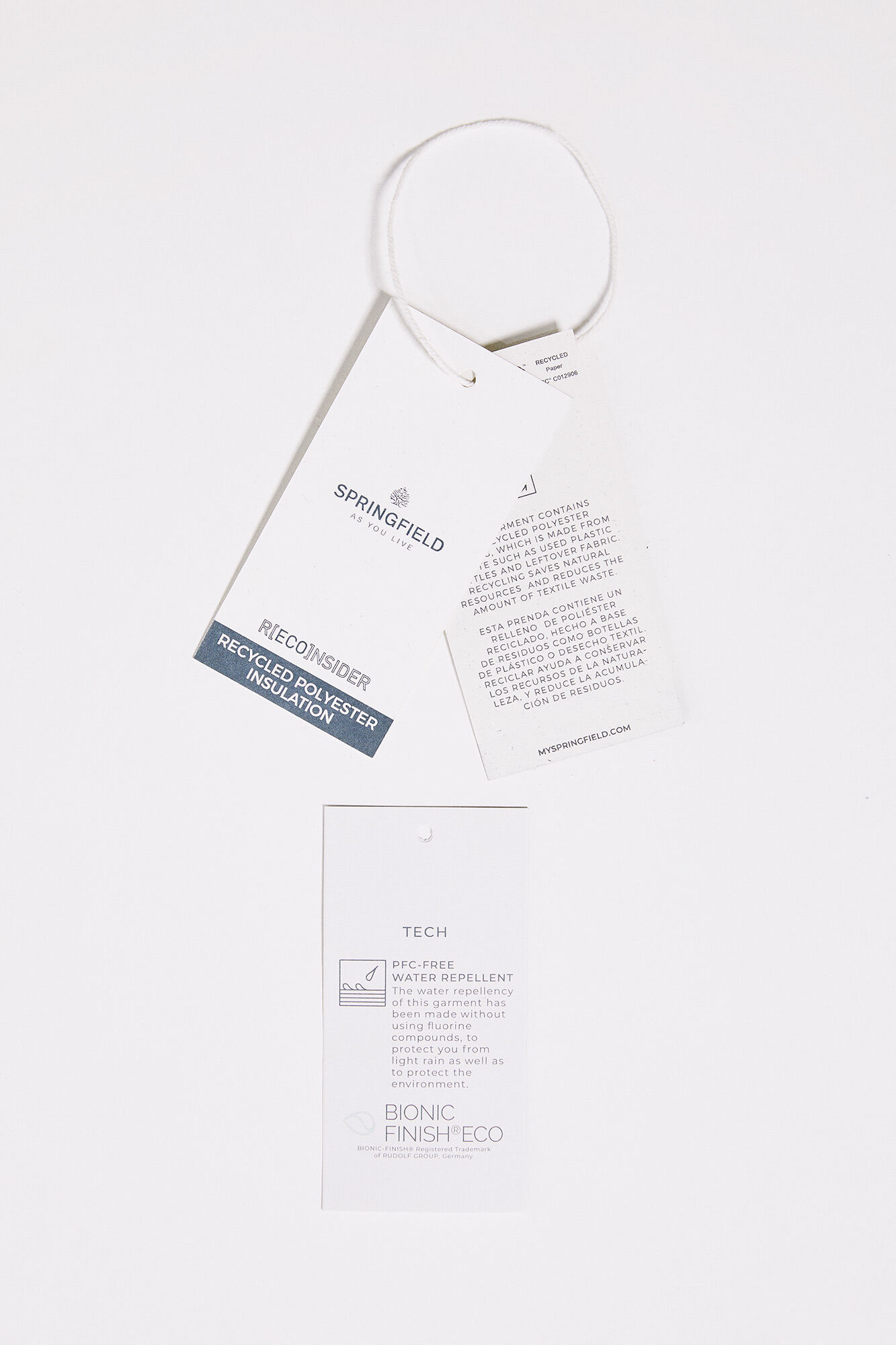 Springfield Chamarra acolchada negro