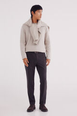Springfield Pantalón chino jogger estructura estampado
