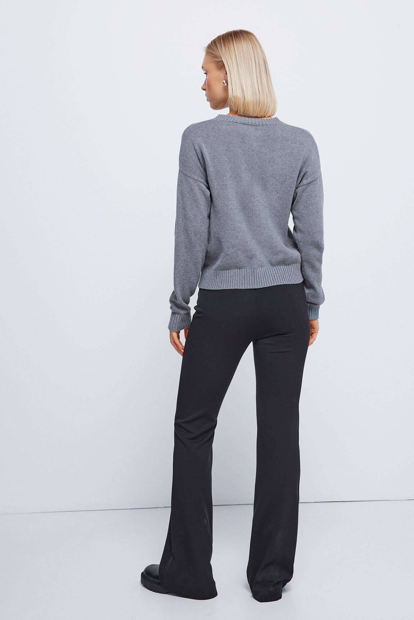 Springfield Pantalones rayas de rayas negro