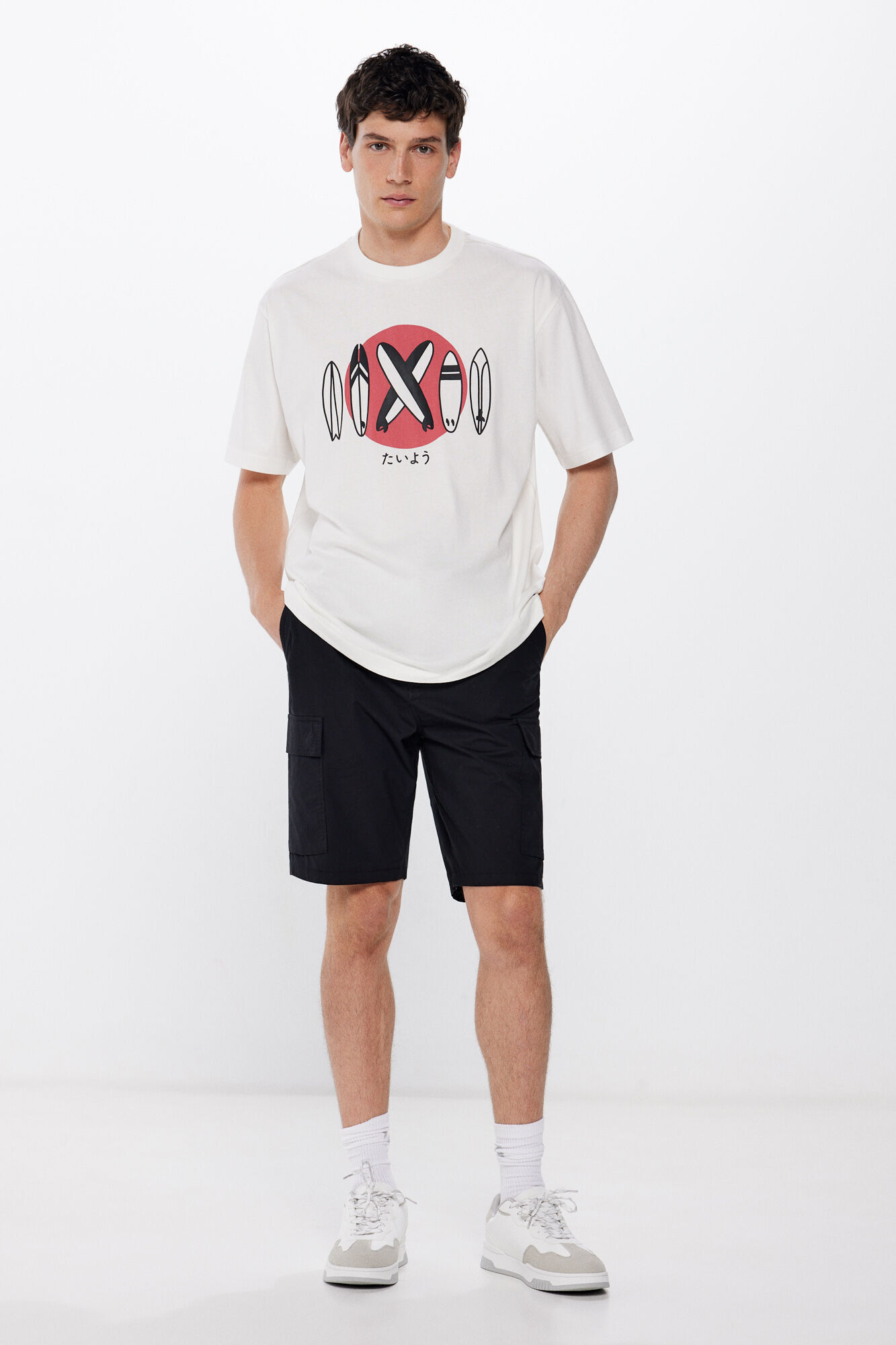 Springfield Bermuda cargo negro