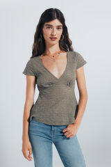Springfield Top liso textura kaki