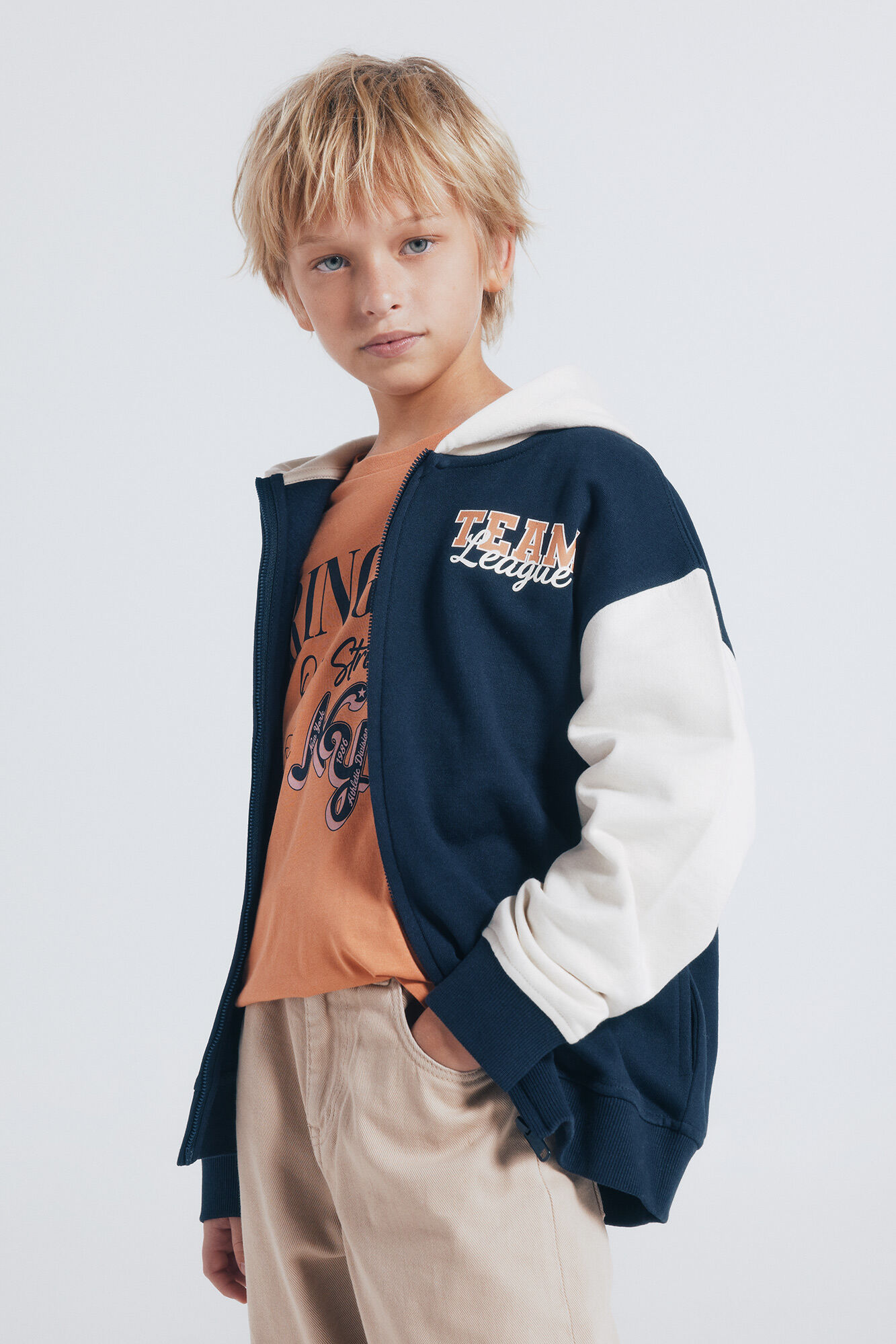 Springfield Kids Sudadera capucha varsity ni&ntilde;o