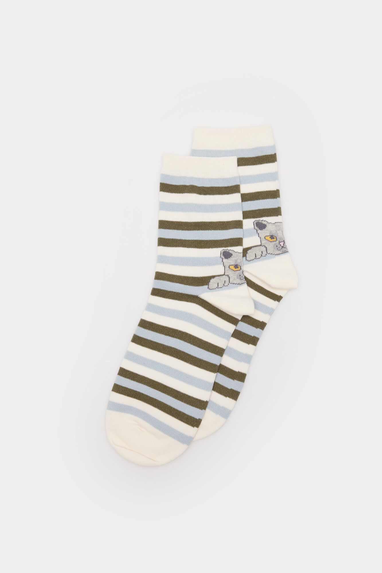 Calcetin Rayas Gato Calcetines de mujer Springfield MX