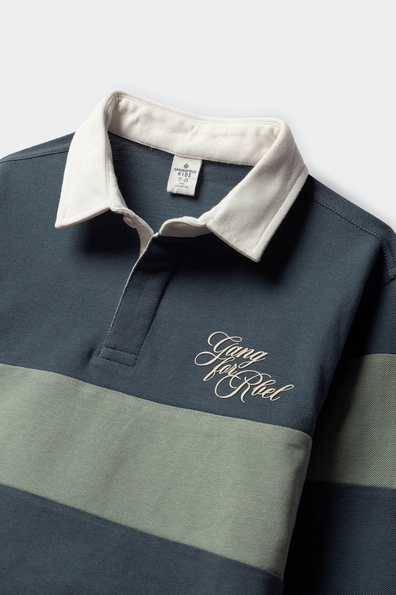 Springfield Kids Polo de manga larga ni&ntilde;o caza oscuro