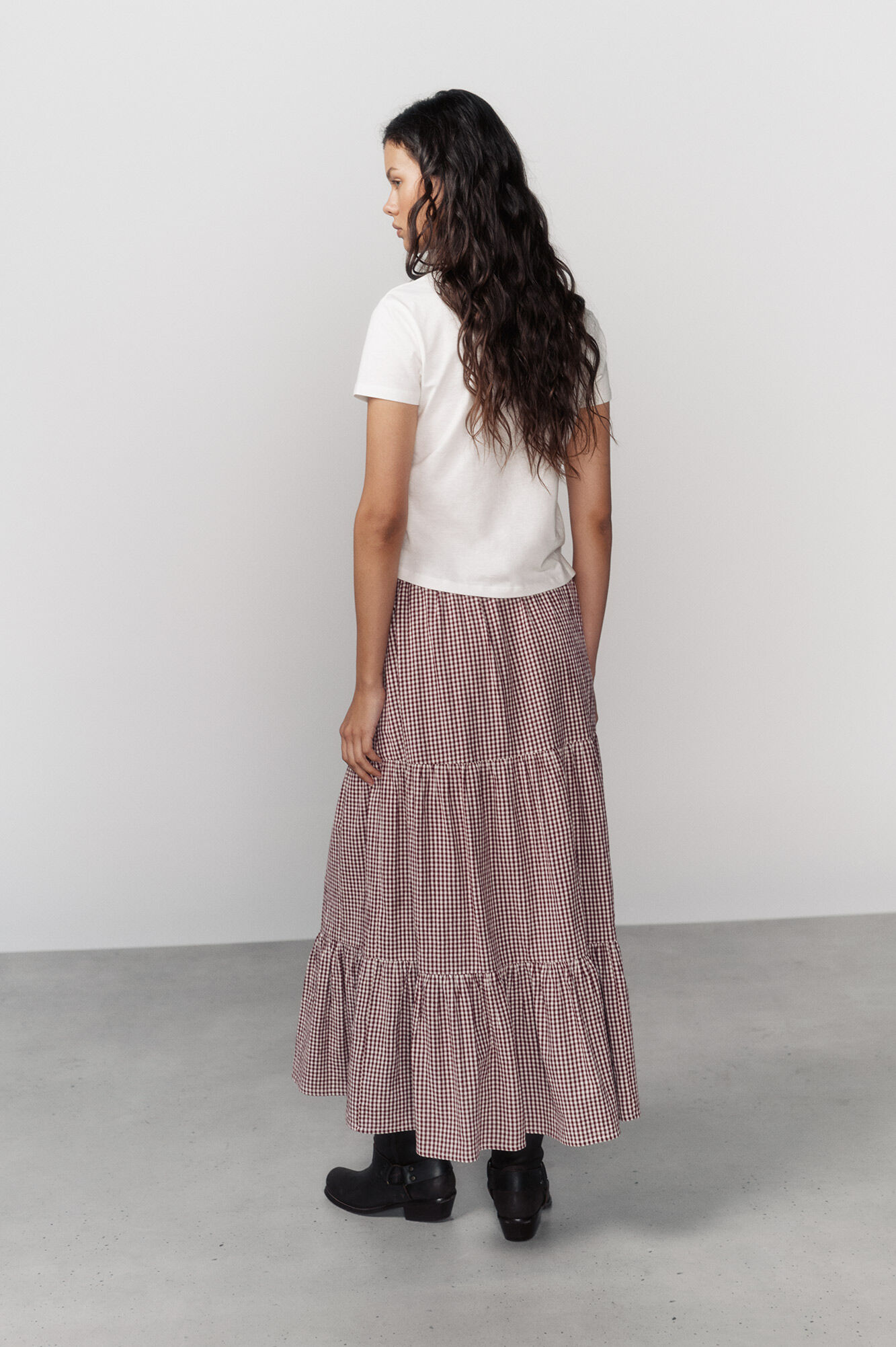 High Spirits Falda Tartan p&uacute;rpura