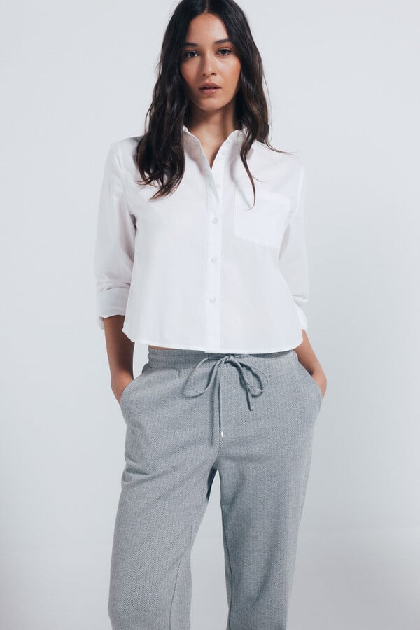 Springfield Pantalones jogger gris