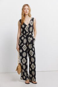 Springfield Jumpsuit sin mangas estampado