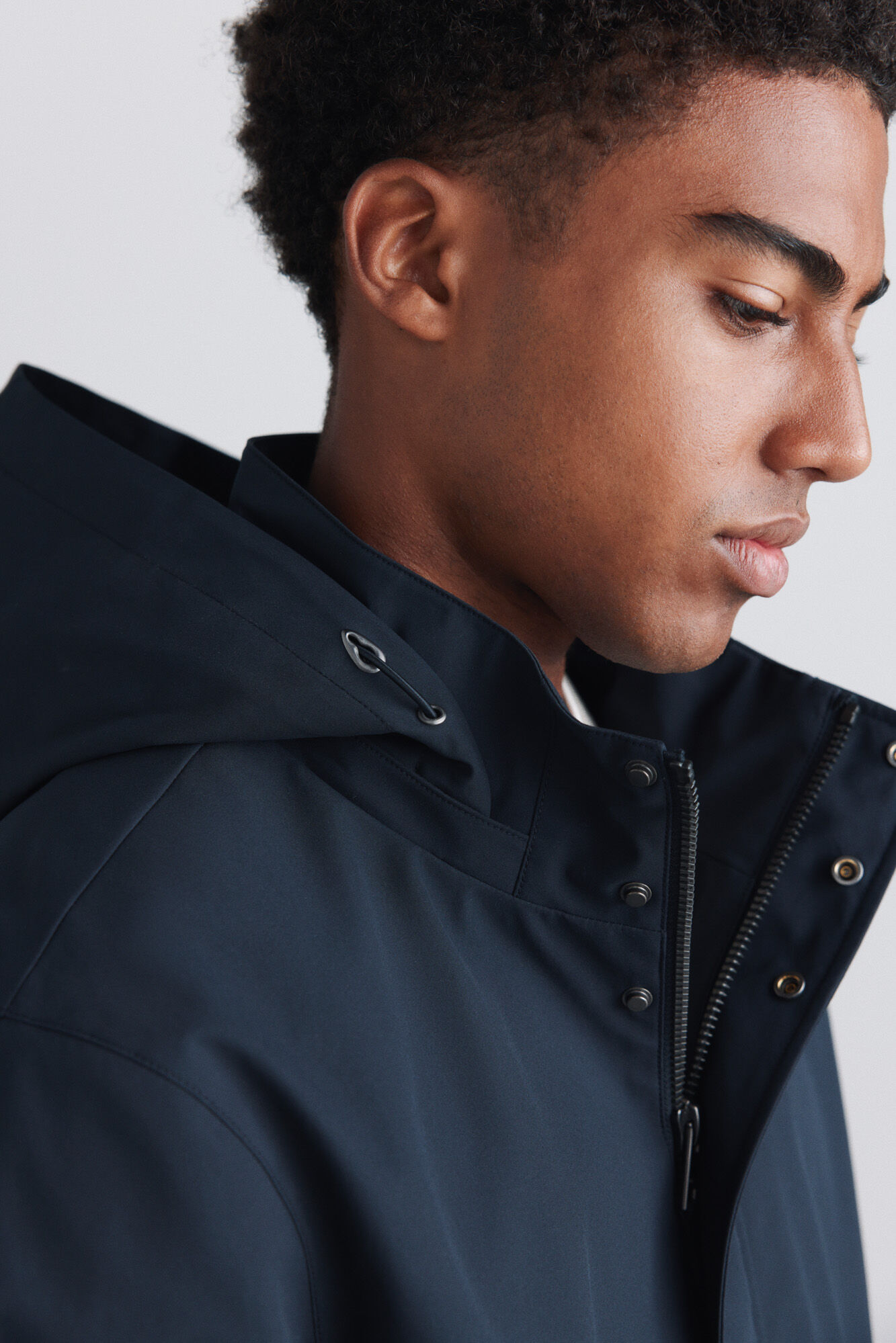 Springfield Parka t&eacute;cnica azul