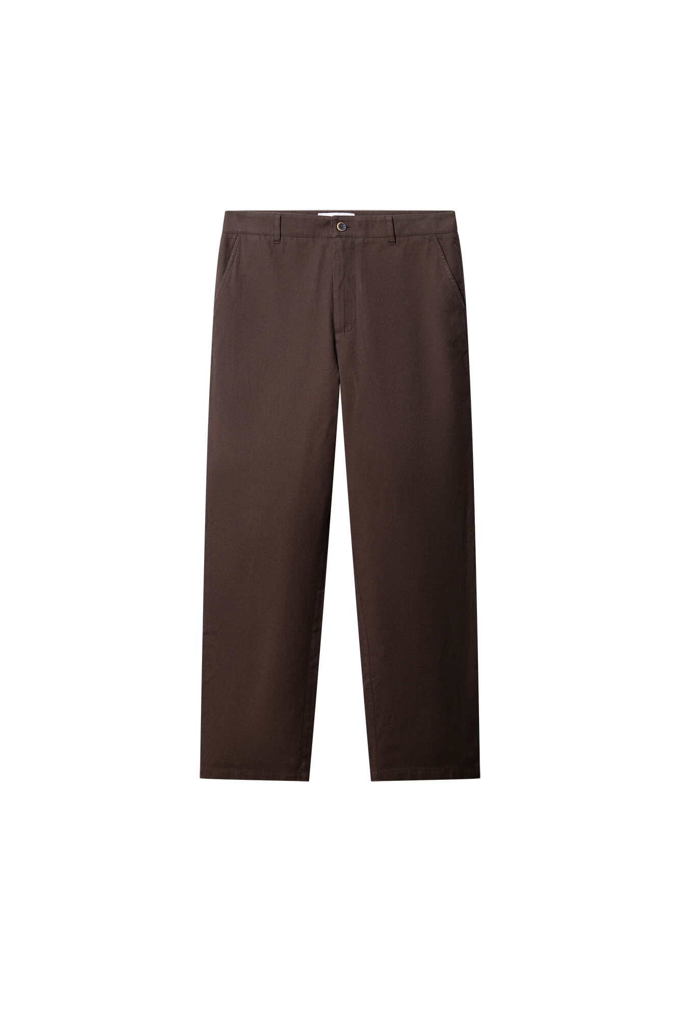 Springfield Pantal&oacute;n recto de lino estampado