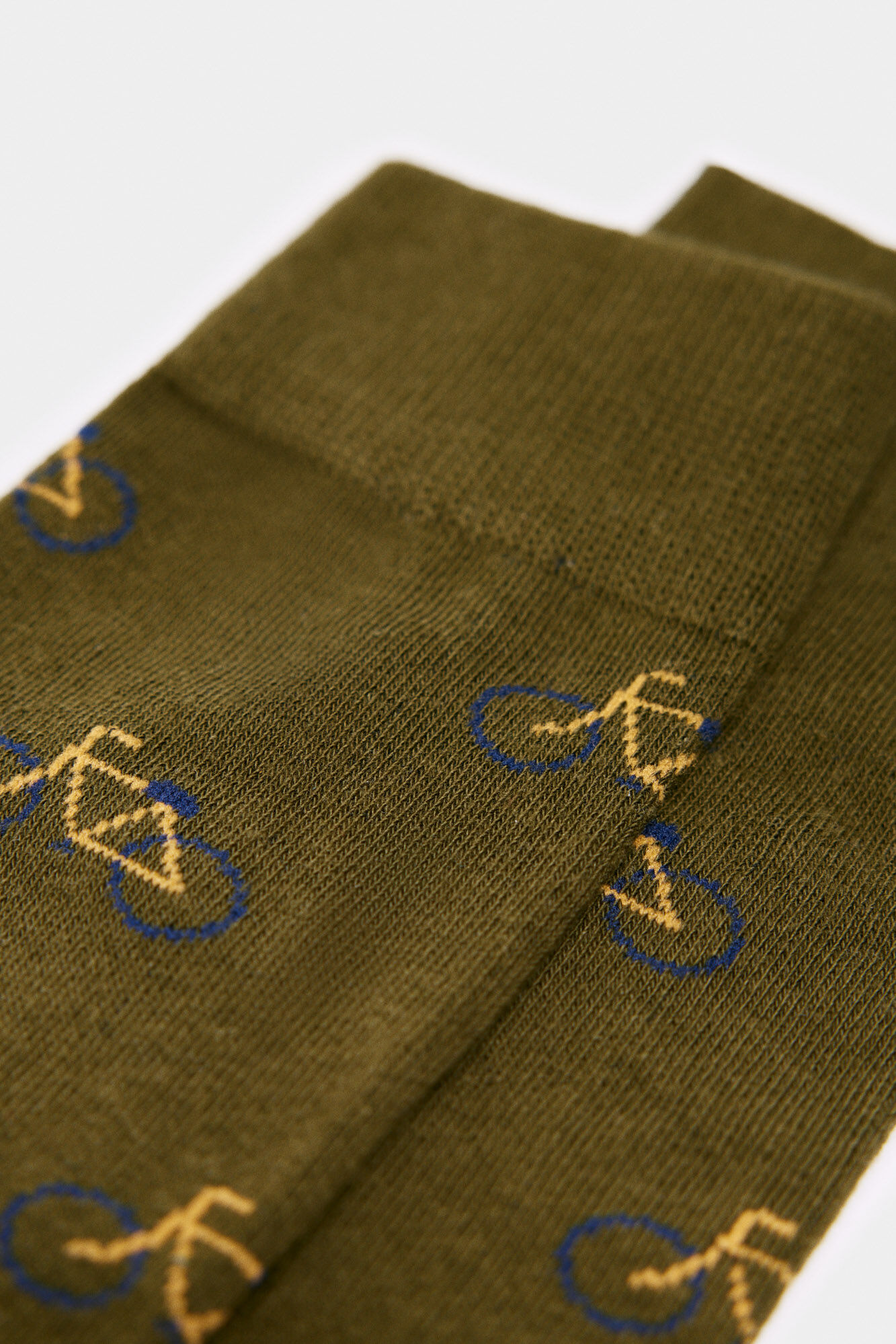 Springfield Calcet&iacute;n bici verde kaki