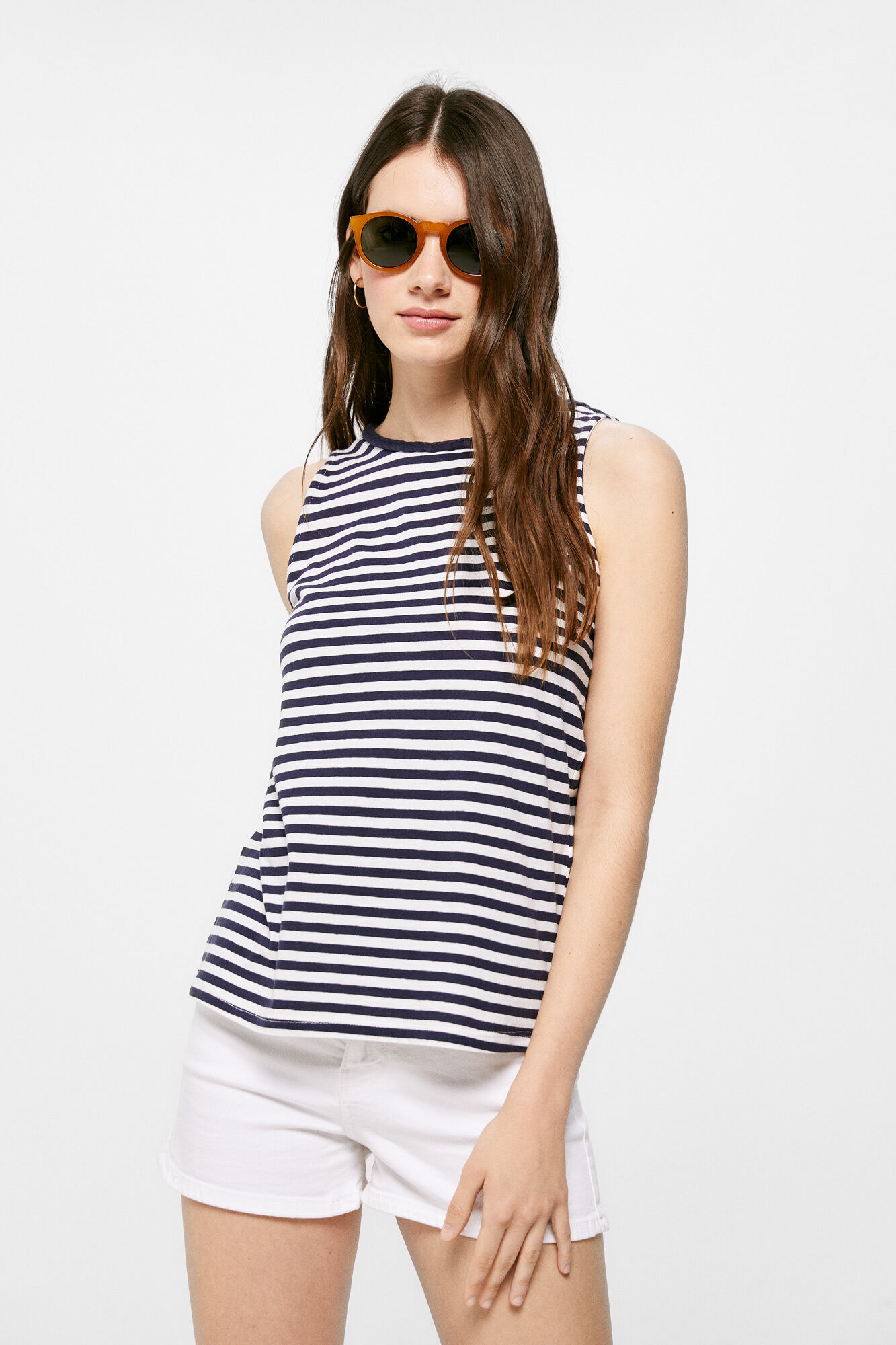 Playera best sale rayas mujer