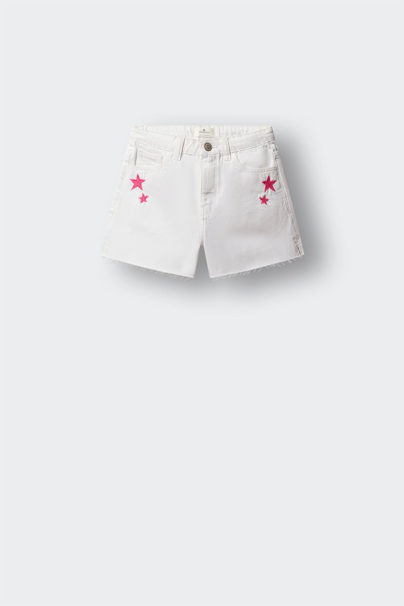 Springfield Kids Short de sarga b&aacute;sico para ni&ntilde;a
