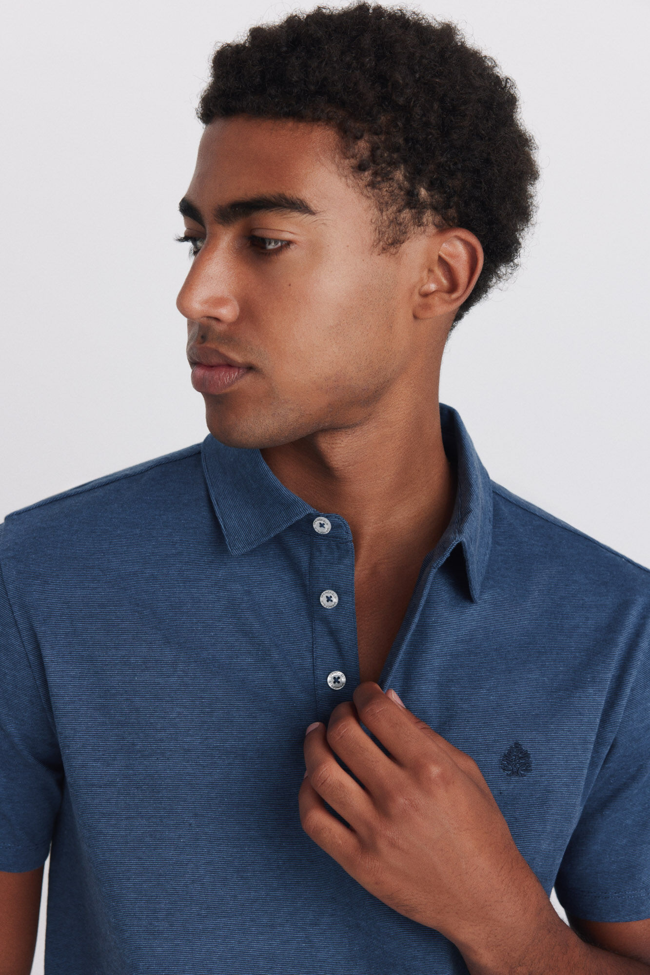 Springfield Polo de jersey de microraya slim fit
