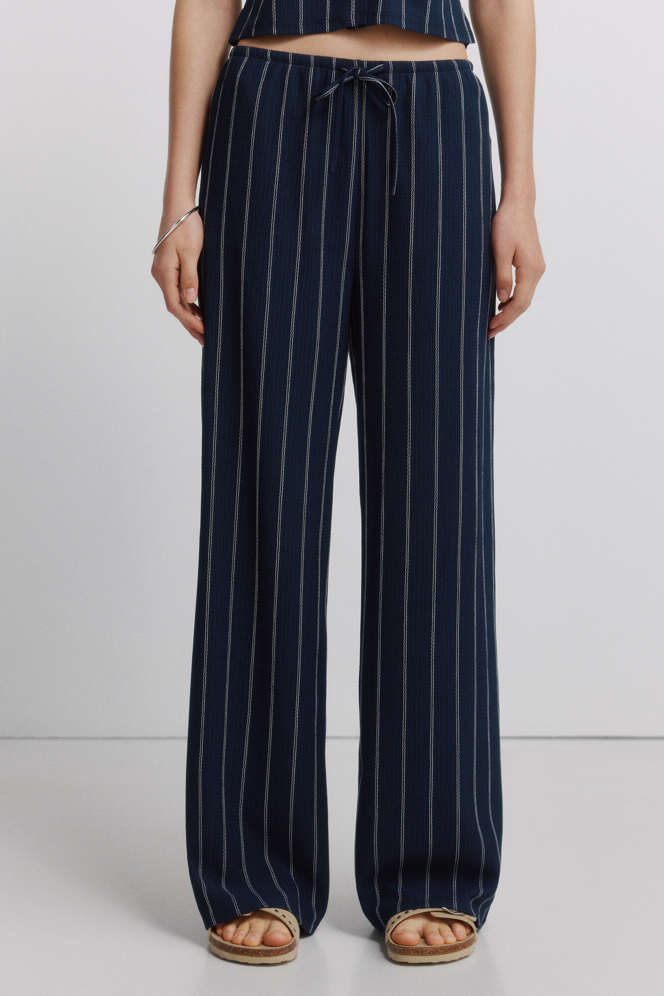 Springfield Pantal&oacute;n fluido azulado