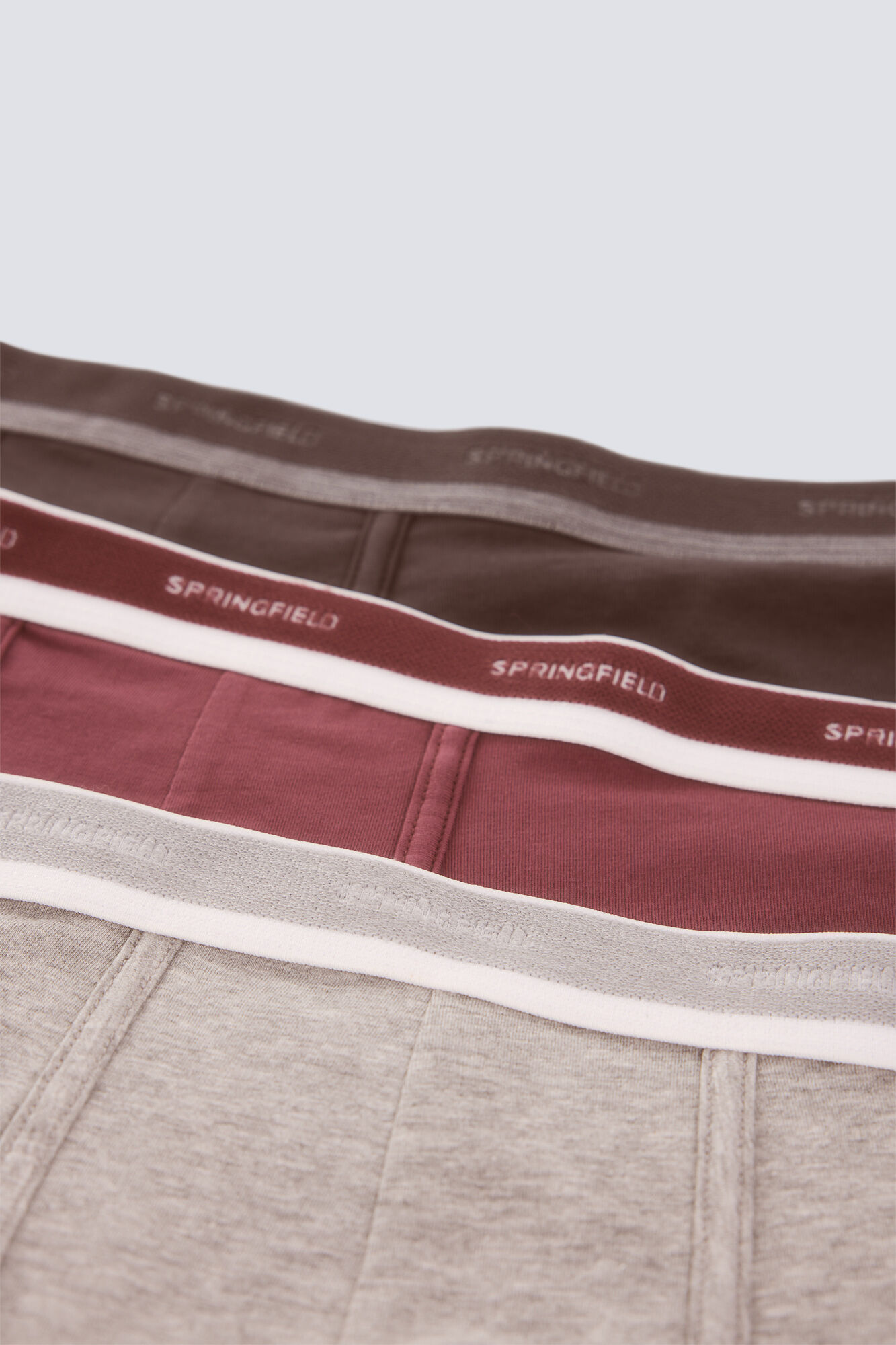 Springfield Pack 3 boxers b&aacute;sicos gris