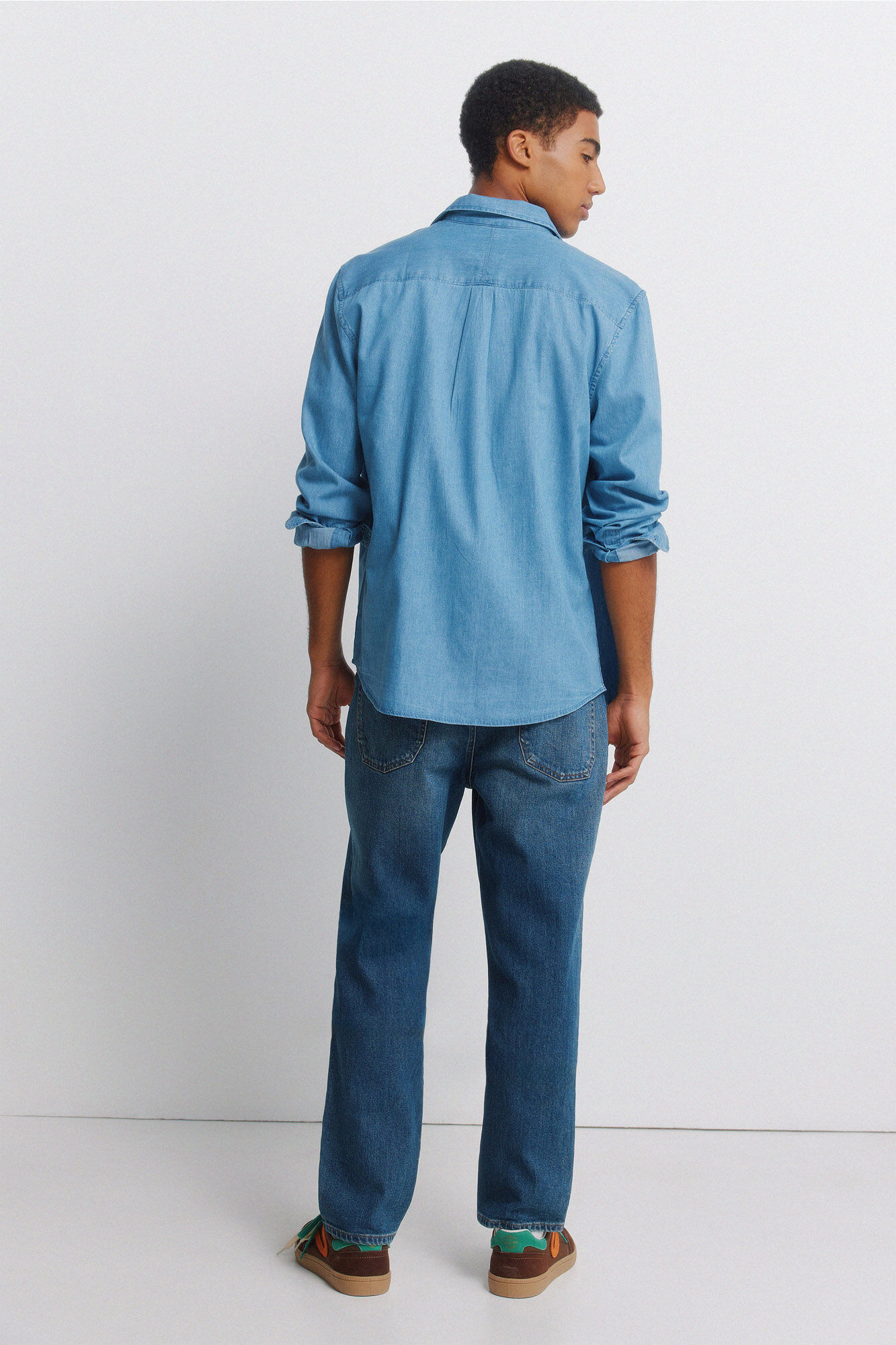 Springfield Jeans sobrete&ntilde;ido regular fit azul