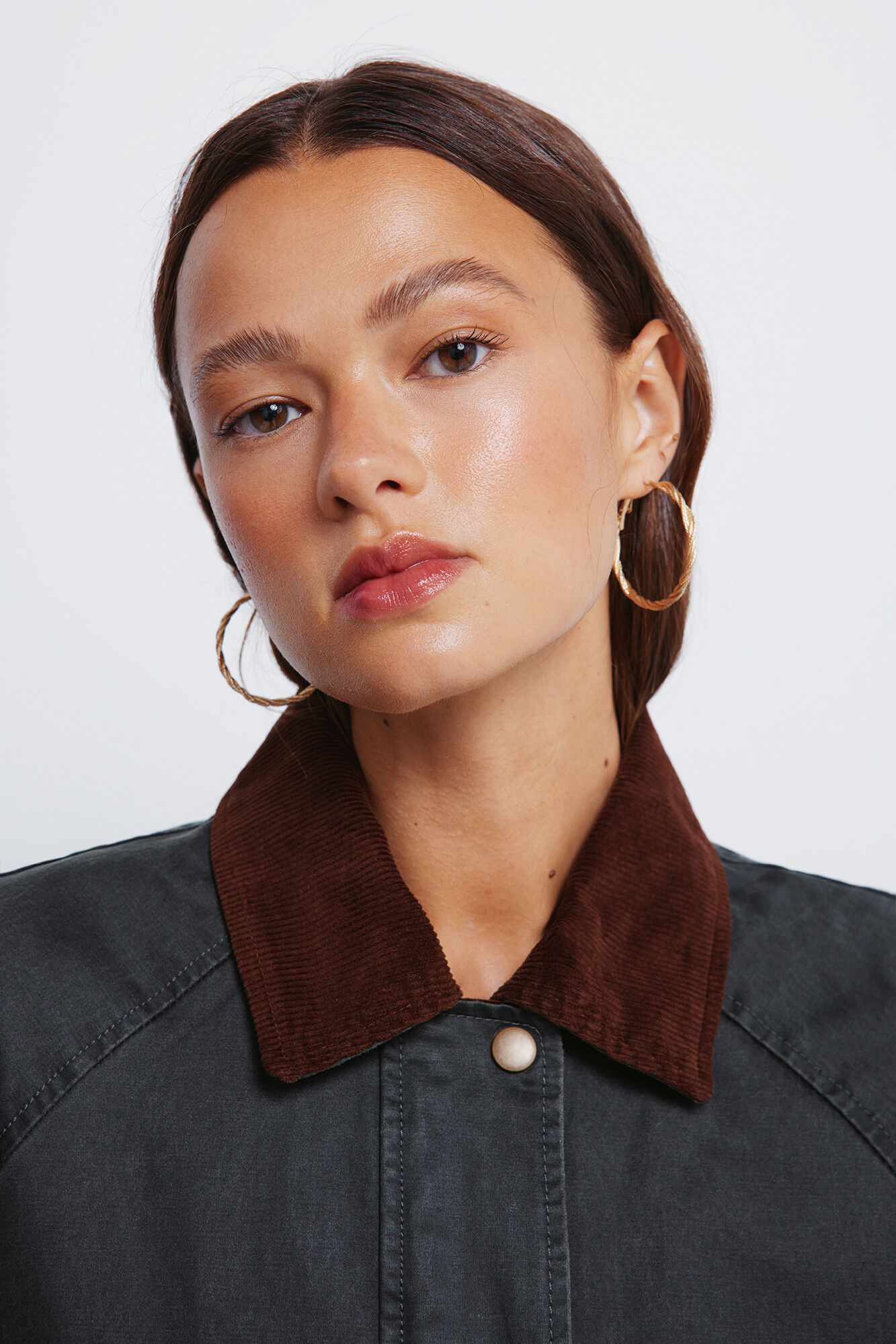 Springfield Parka encerada verde