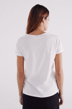 Springfield Playera "Bonjour" estampado