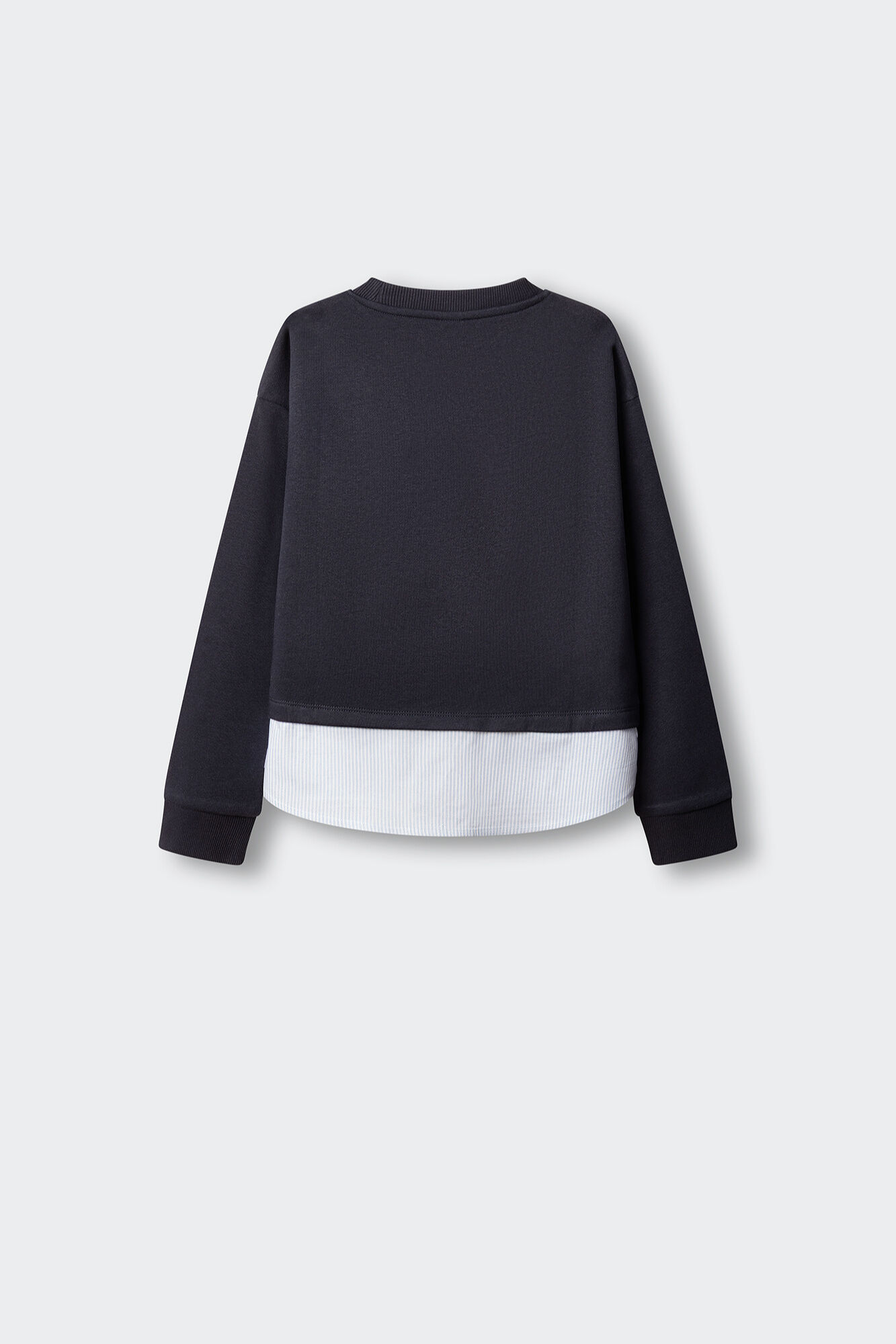 Springfield Kids Sudadera bimateria coraz&oacute;n ni&ntilde;a