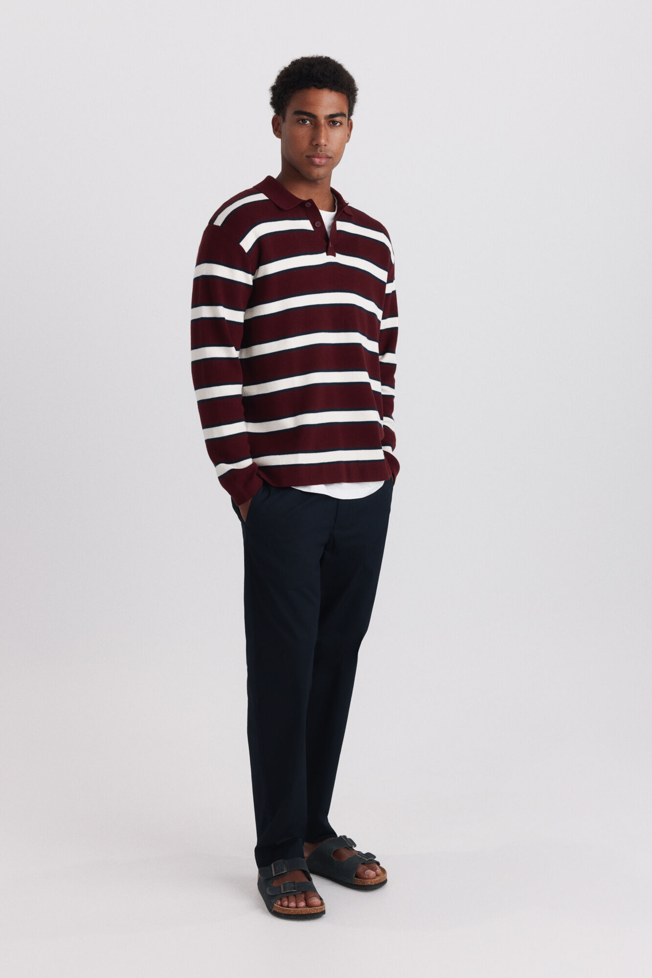 Springfield Pantal&oacute;n ligero straight fit azul