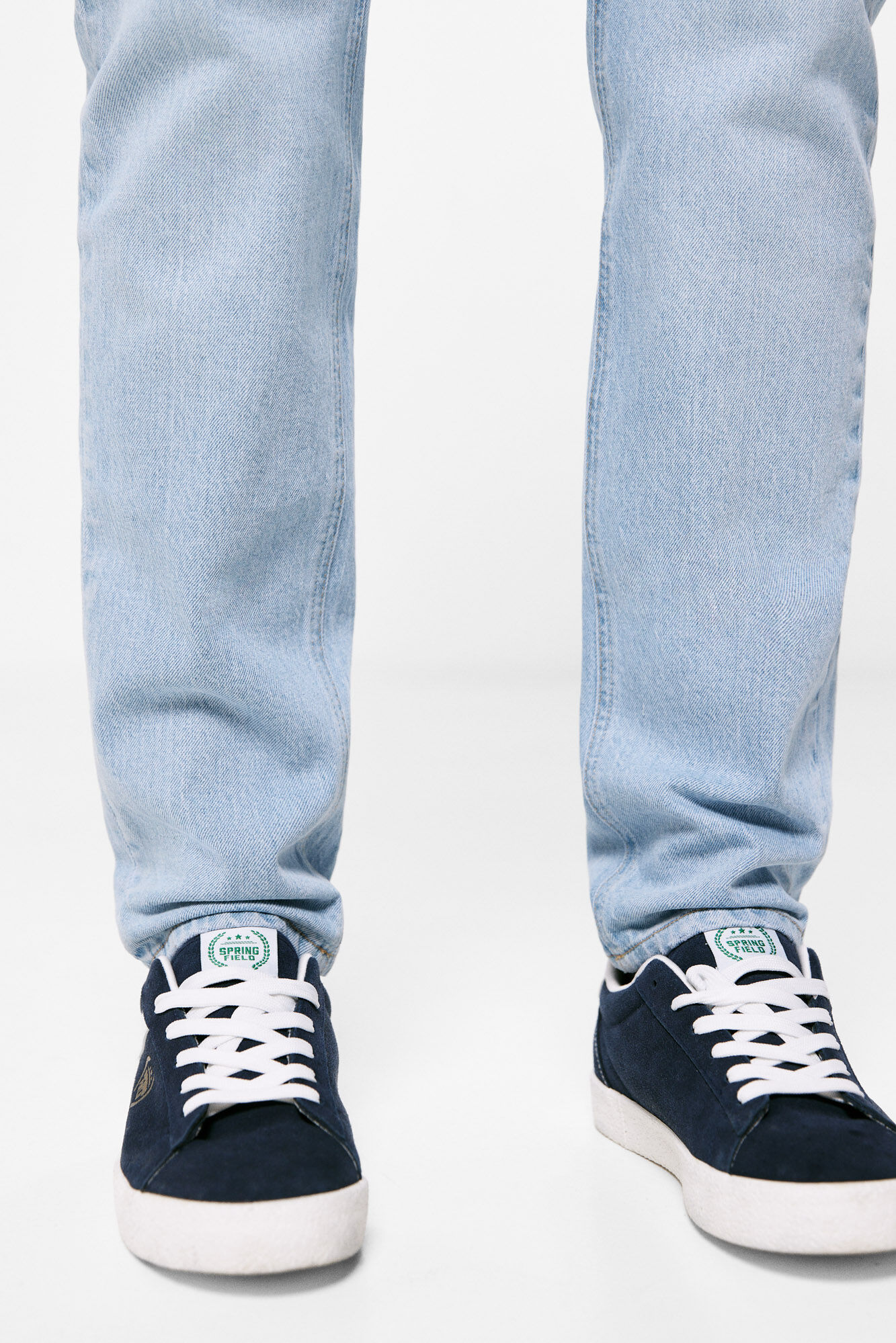 Springfield Jeans slim lavado claro azul indigo