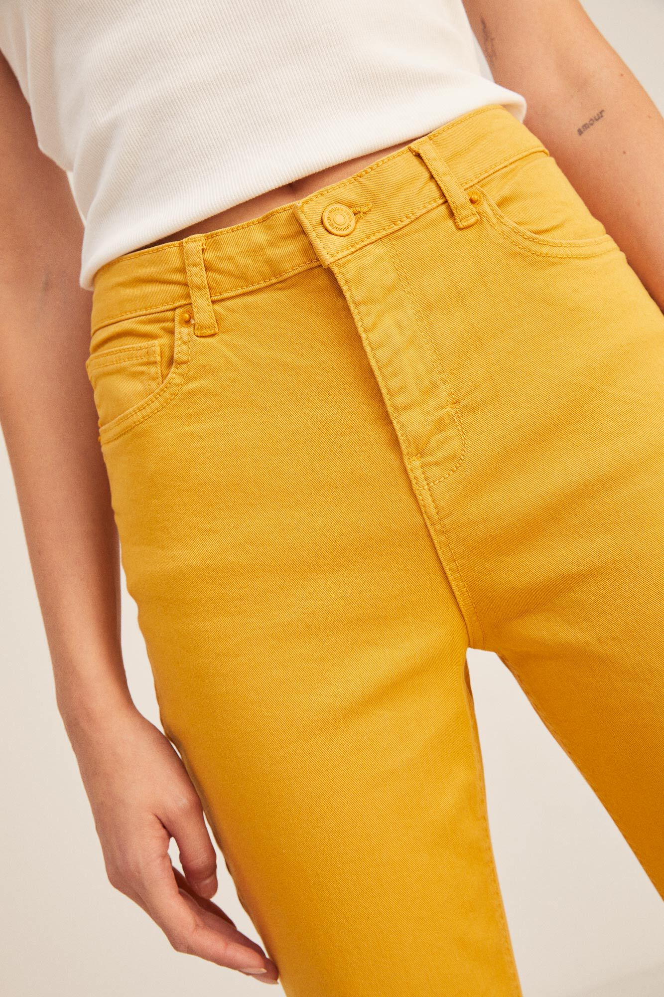 Springfield Damen Kick Flare Jeans – Mittlere Leibhöhe, Knöchellang, Vielseitiger Allrounder
