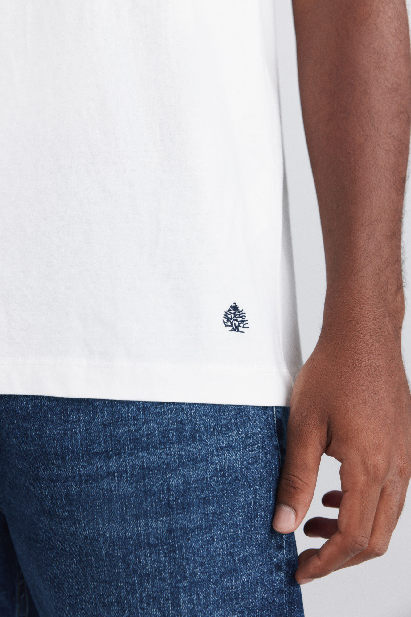 Springfield Playera b&aacute;sica heavy weight marfil