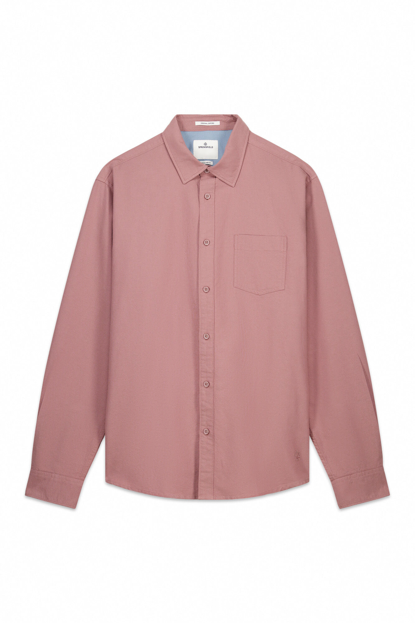 Springfield Camisa Oxford de color rosa