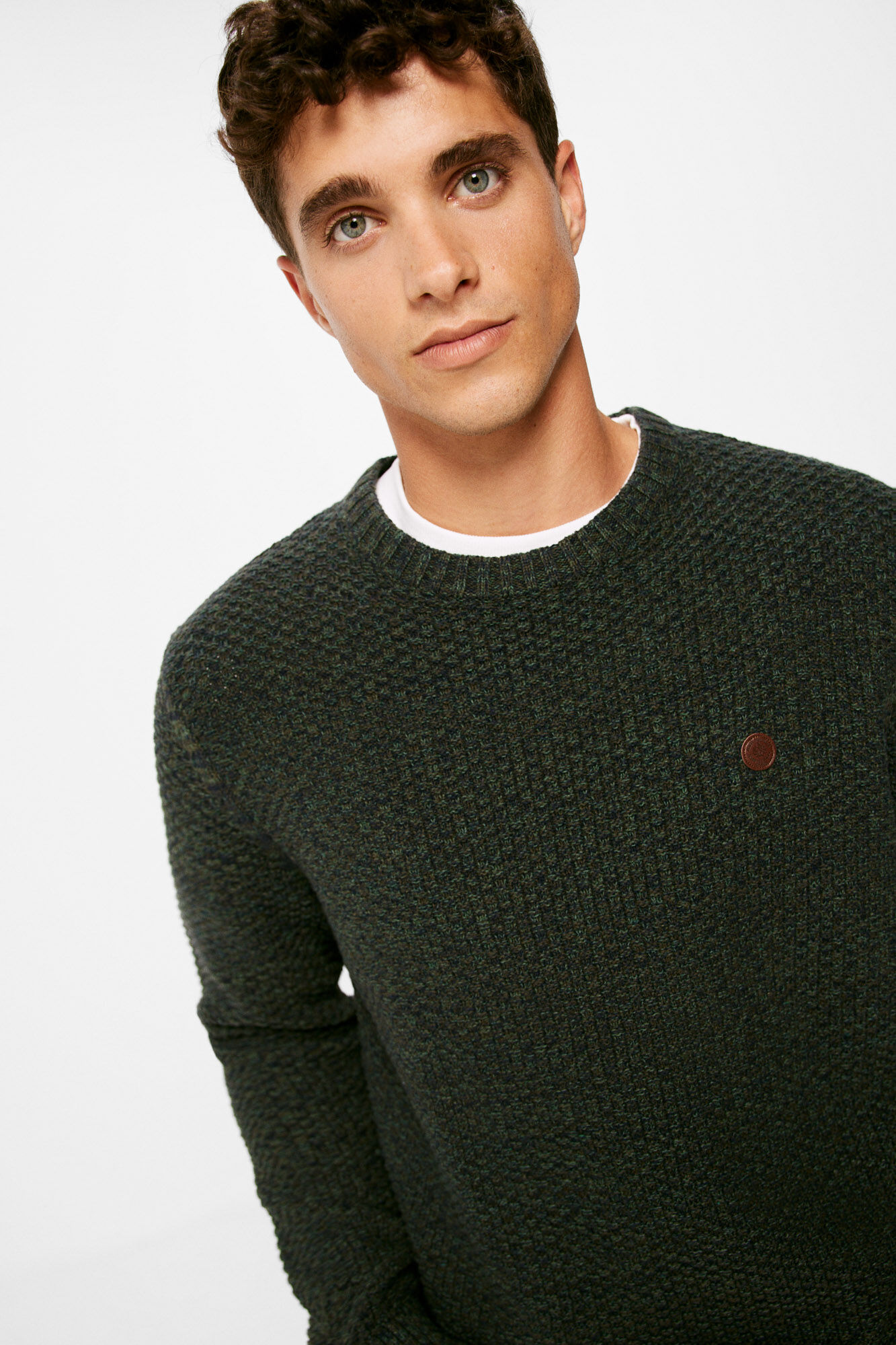 Springfield Su&eacute;ter estructura fantas&iacute;a verde