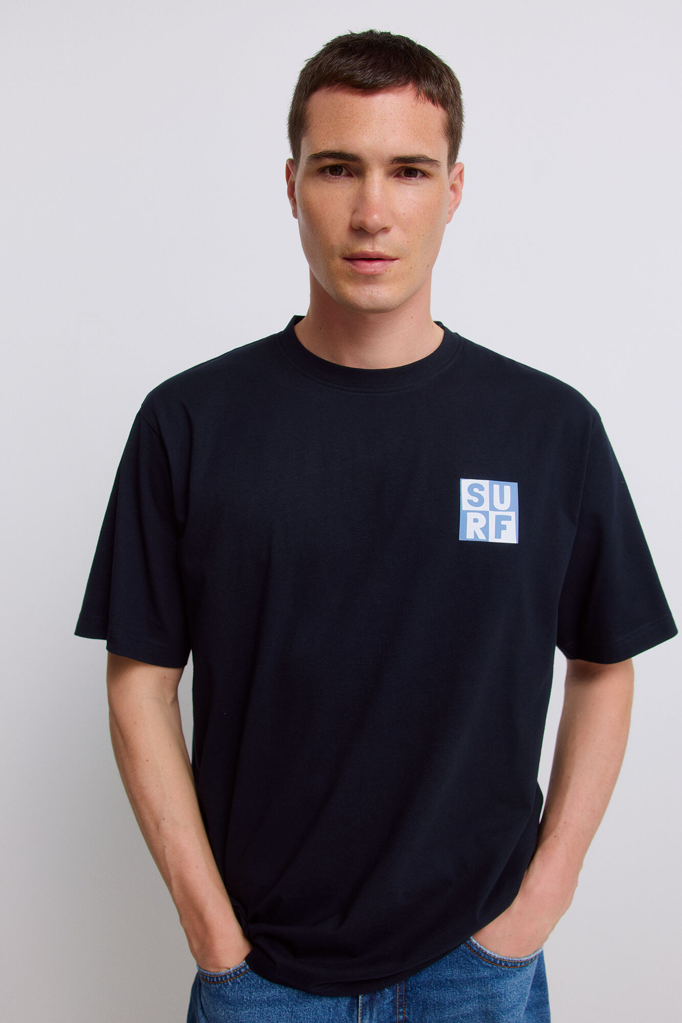 Springfield Playera de surf azul
