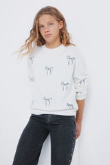 Springfield Kids Jersey de lazo para niña marfil