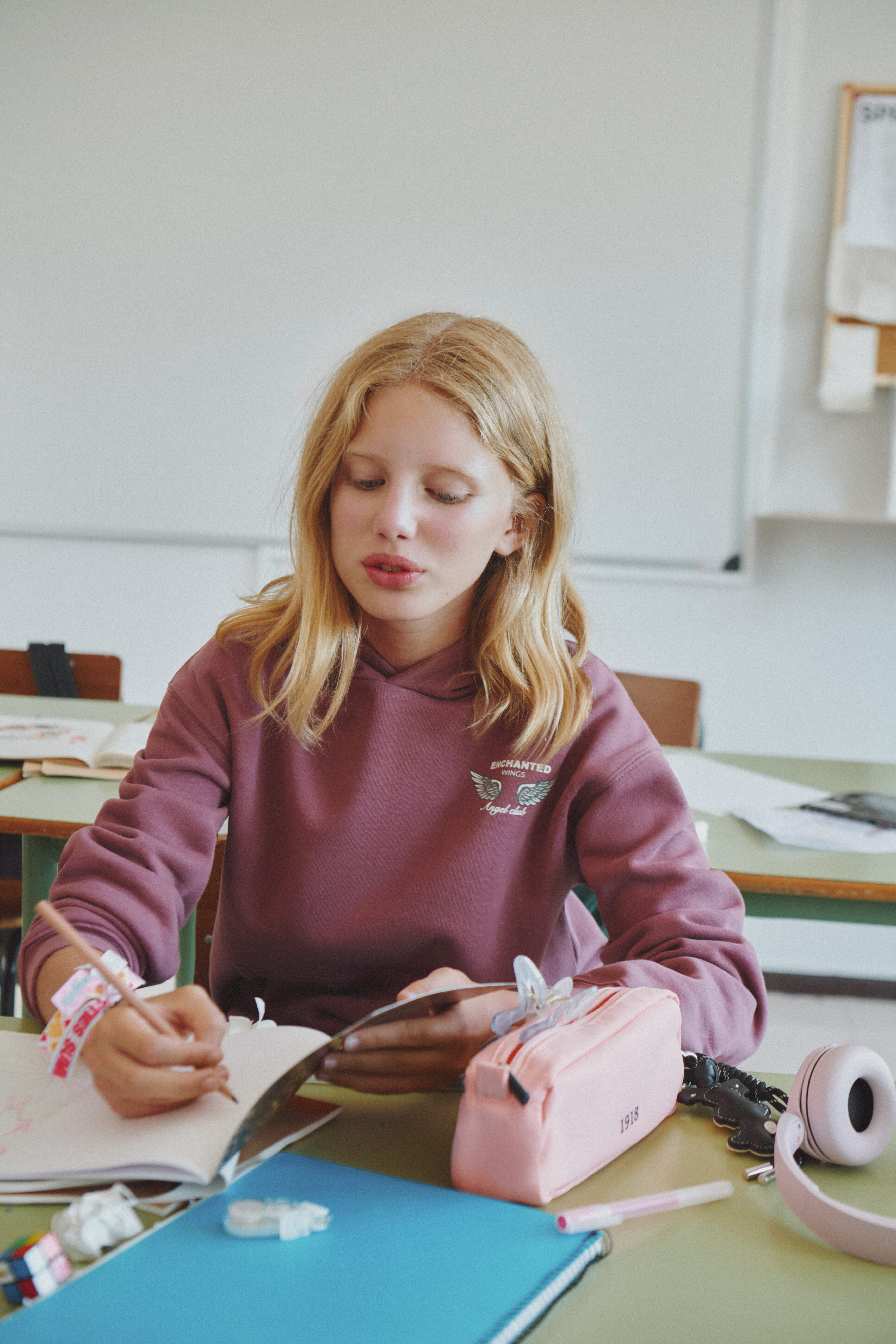 Springfield Kids Sudadera de alas para ni&ntilde;a rosa