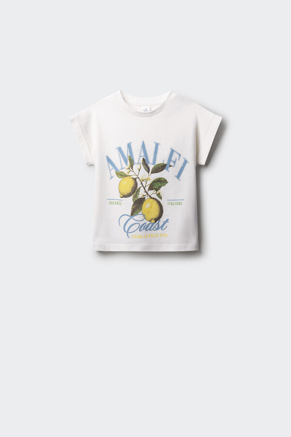 Springfield Kids Playera Amalfi niña natural