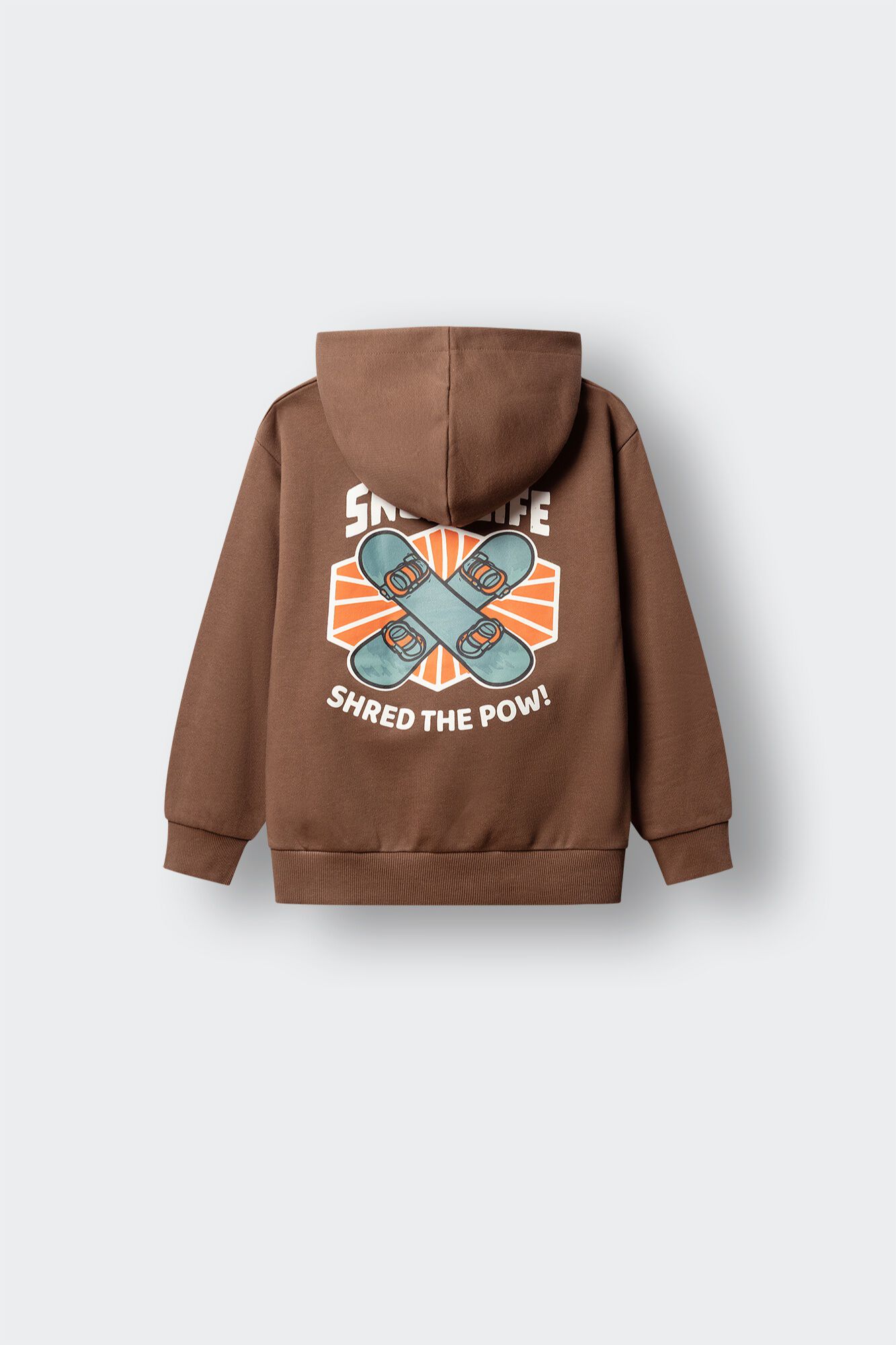 Springfield Kids Sudadera skate para ni&ntilde;o caf&eacute;