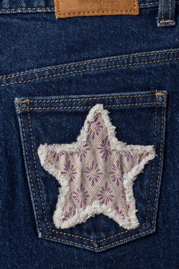 Springfield Kids Falda denim niña azulado