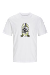 Springfield Playera regular fit Skull natural