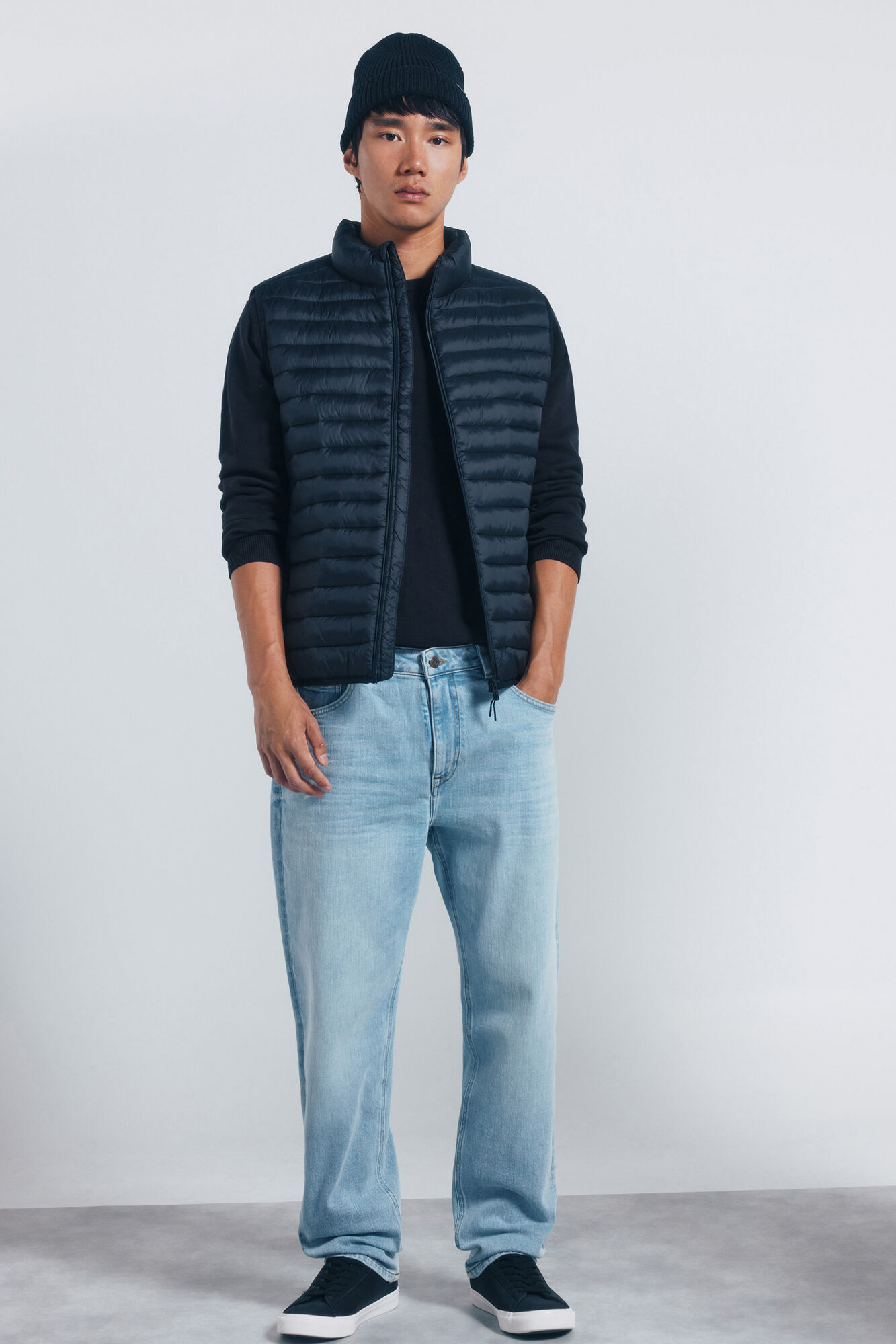 Springfield Chaleco acolchado negro