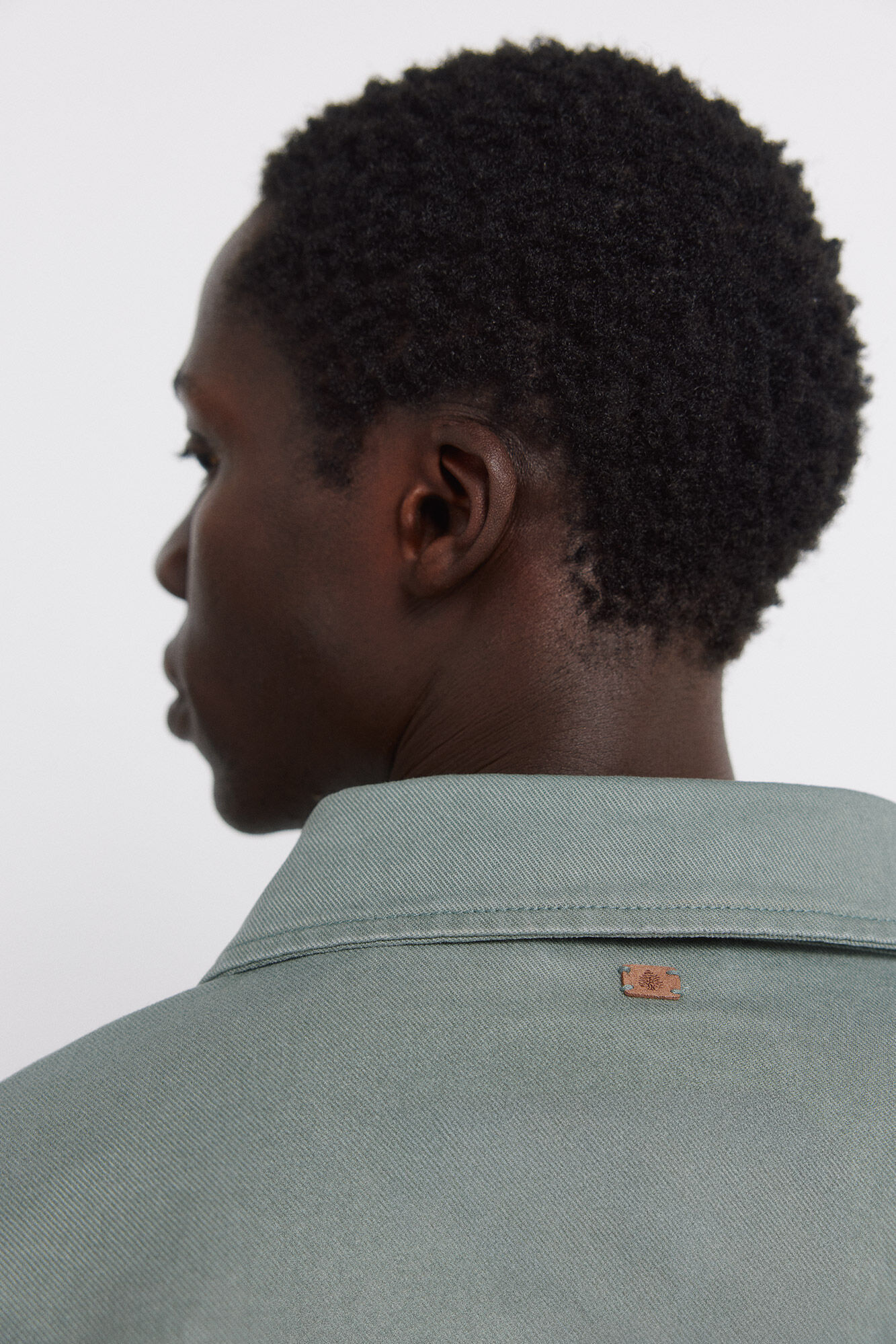 Springfield Sobrecamisa overshirt fit de algod&oacute;n verde