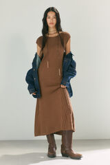 High Spirits Vestido Clay caf&eacute;