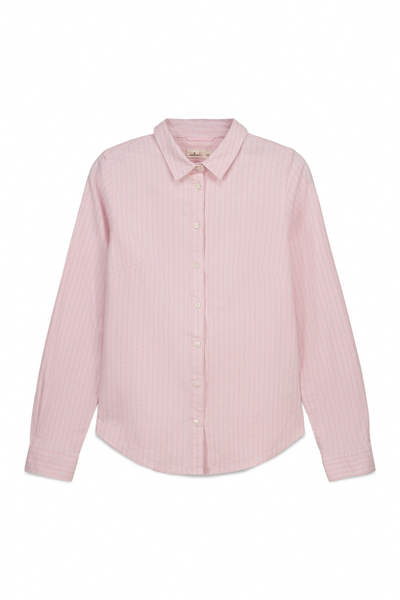 Springfield Camisa de algod&oacute;n Oxford rosa