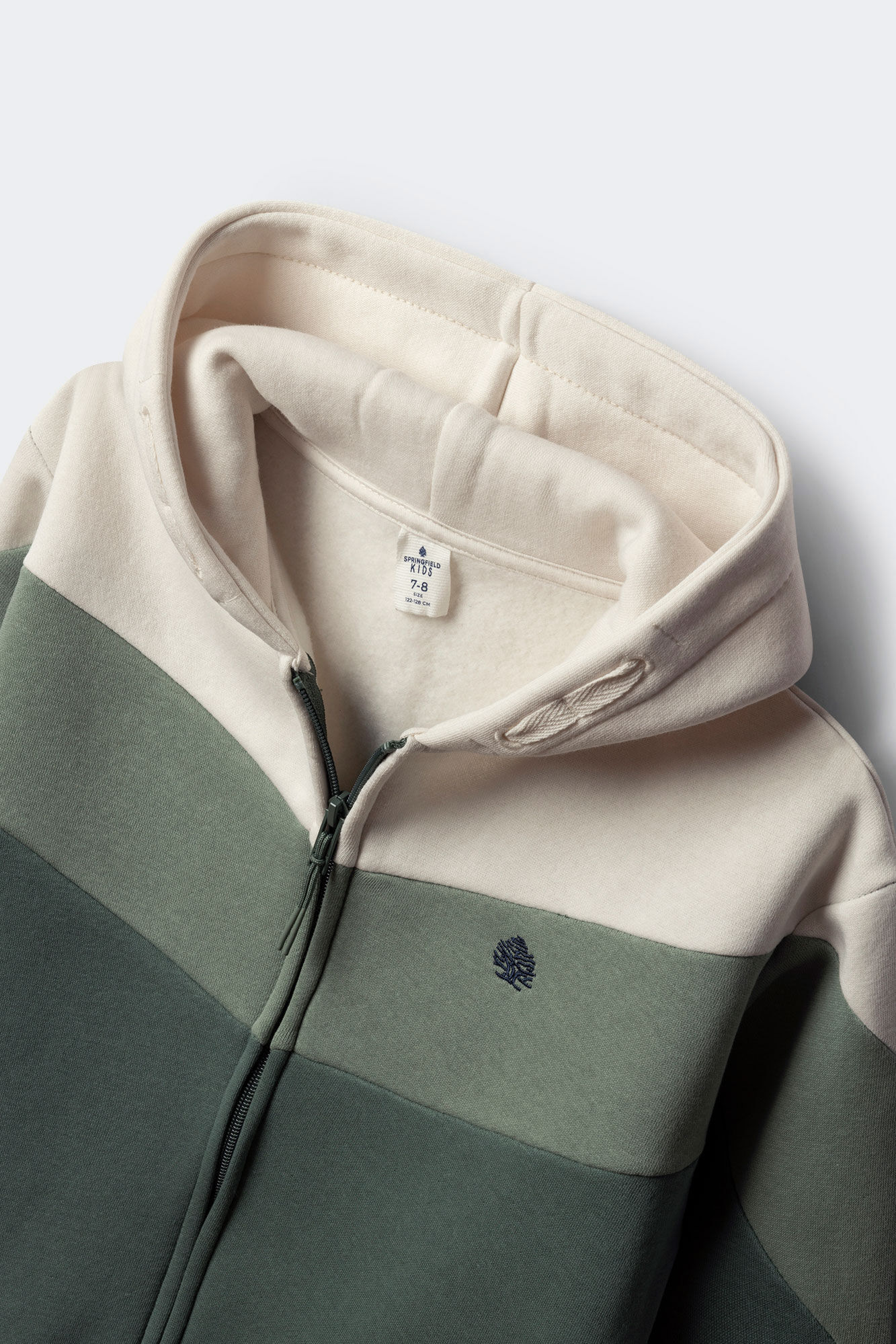 Springfield Kids Sudadera capucha cortes ni&ntilde;o verde