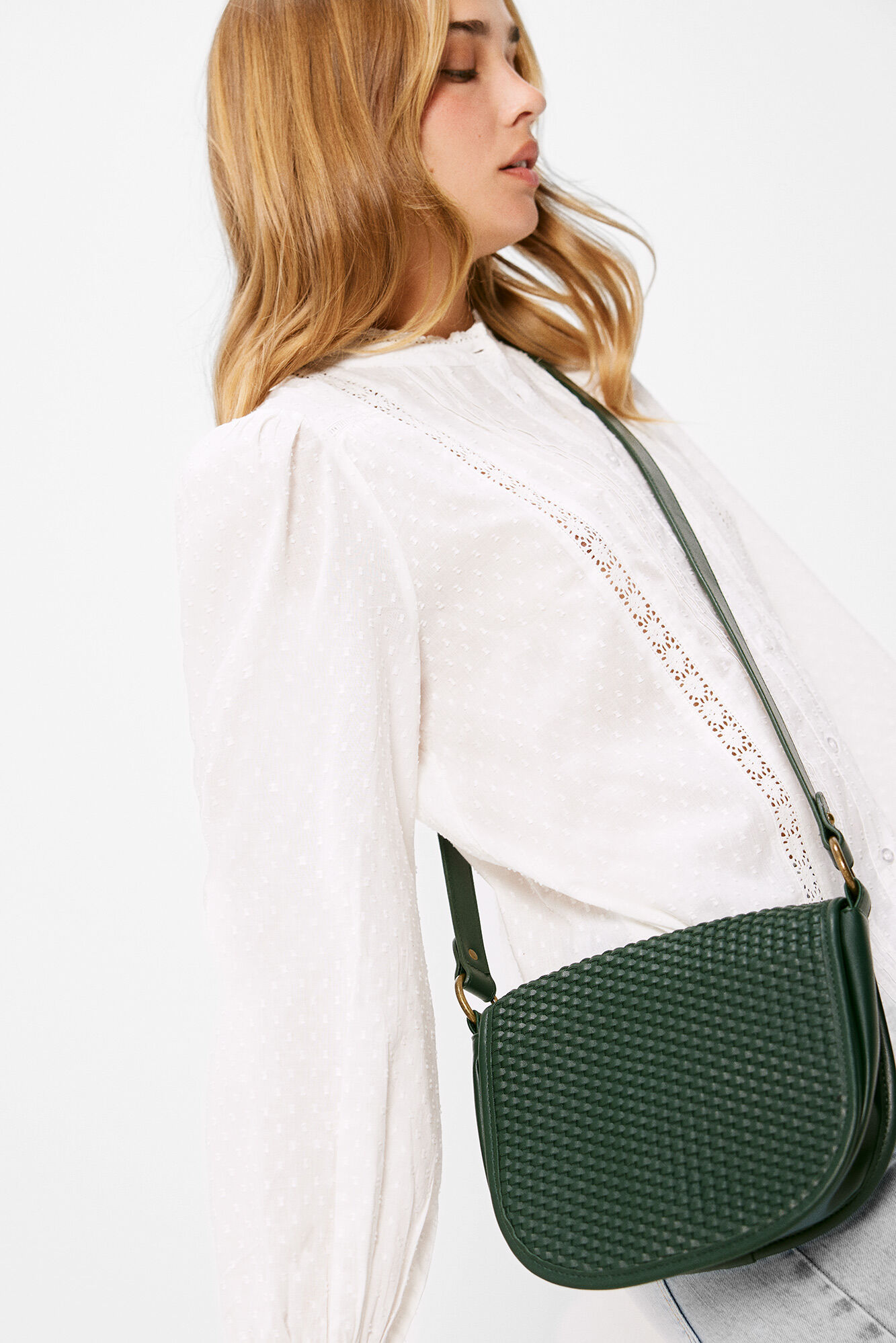 Bolso Bandolera Trenzado Accesorios de mujer Springfield MX