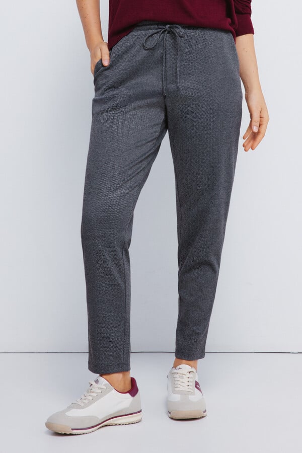 Springfield Pantalones jogger gris