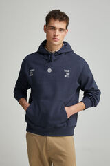 Springfield Sudadera capucha the earth azul