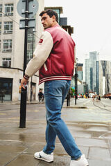 Springfield Jeans rectos teñidos con lavado oscuro turquesa