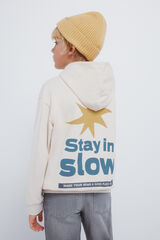 Springfield Kids Sudadera infantil con capucha blanco